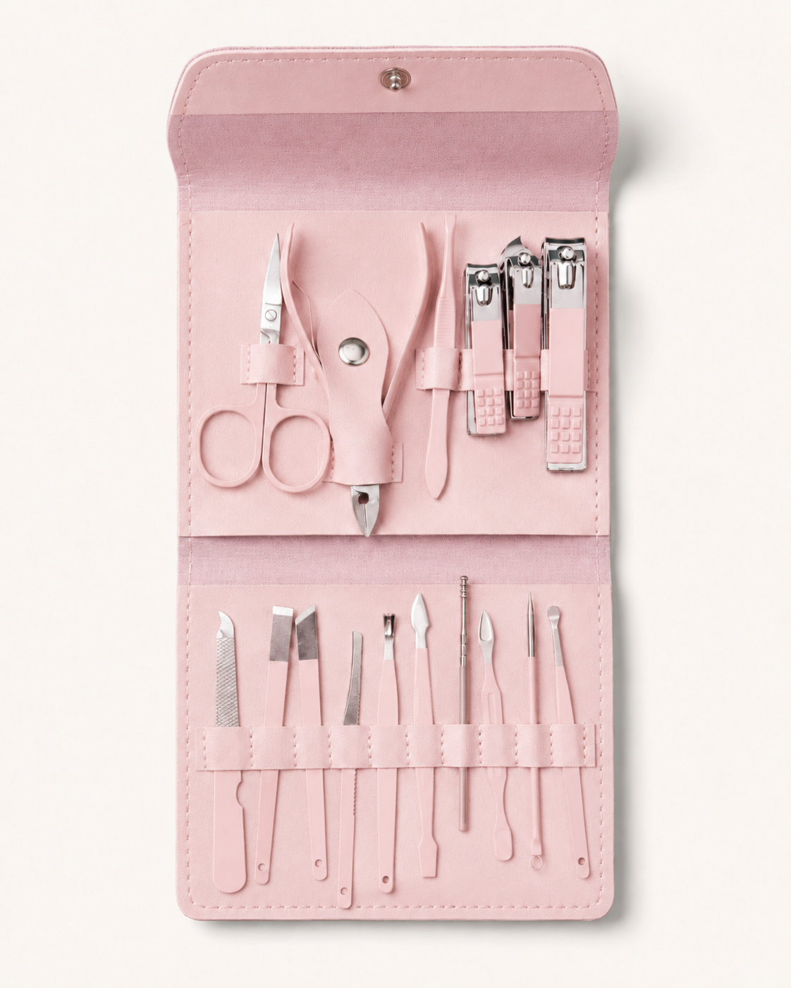 16-Piece Manicure & Pedicure Grooming Kit