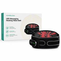 HOMRELEXA LED Massaging Heating Waist Belt