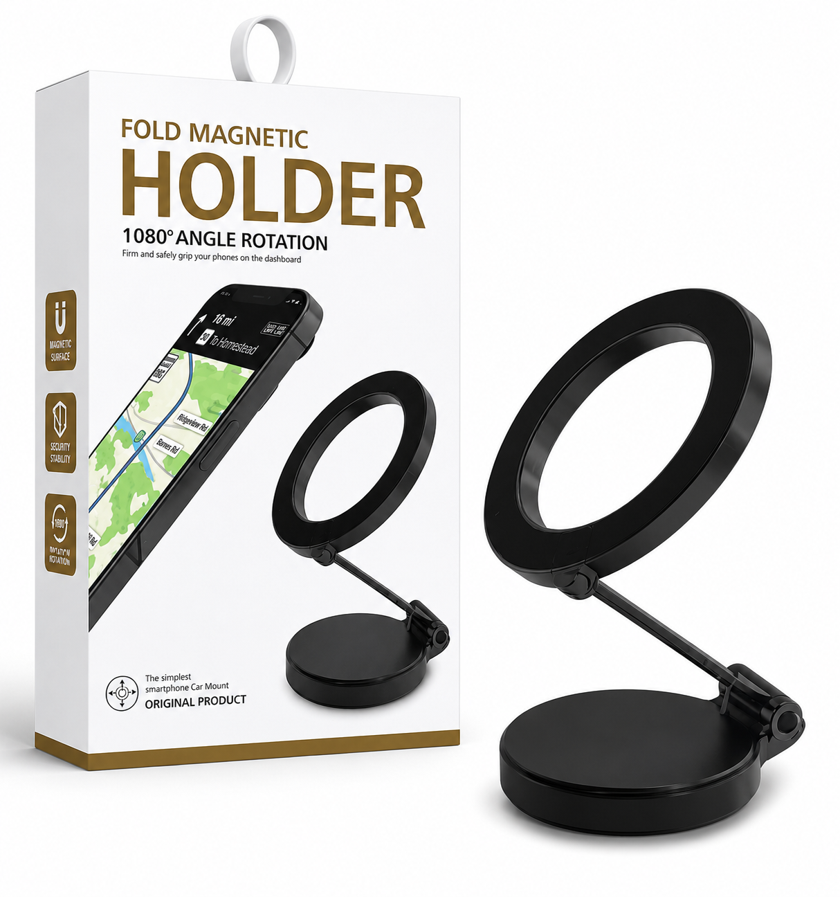 Foldable Magnetic Phone Holder
