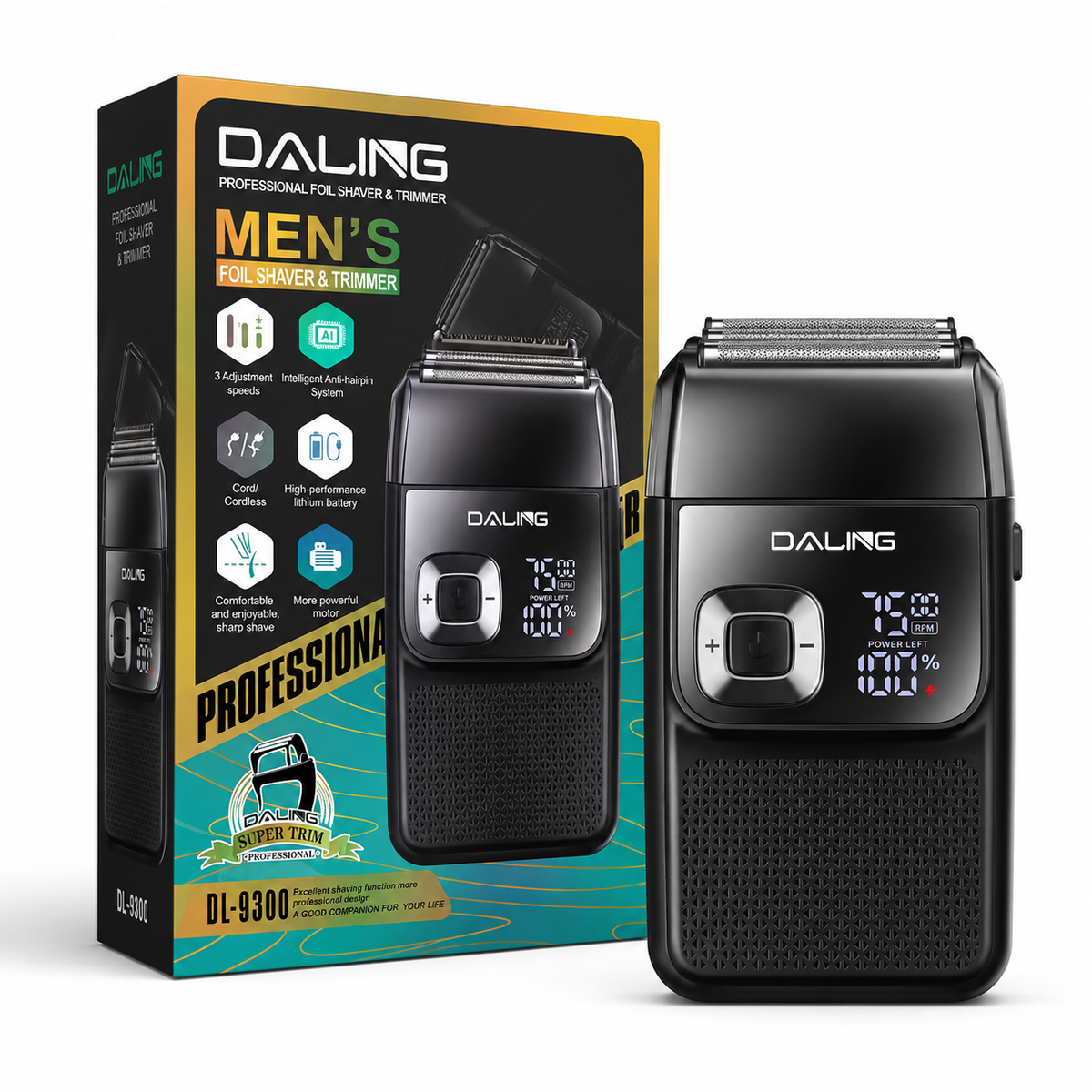 Daling Men’s Foil Shaver & Trimmer