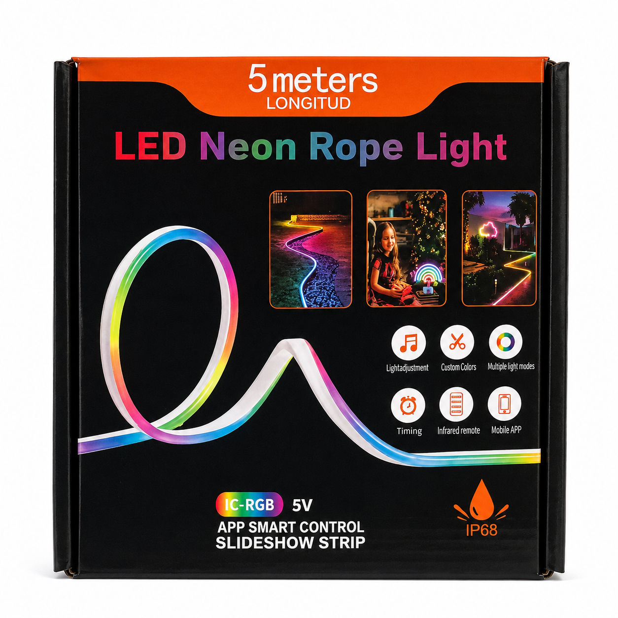 5 Meter LED Neon Rope Light