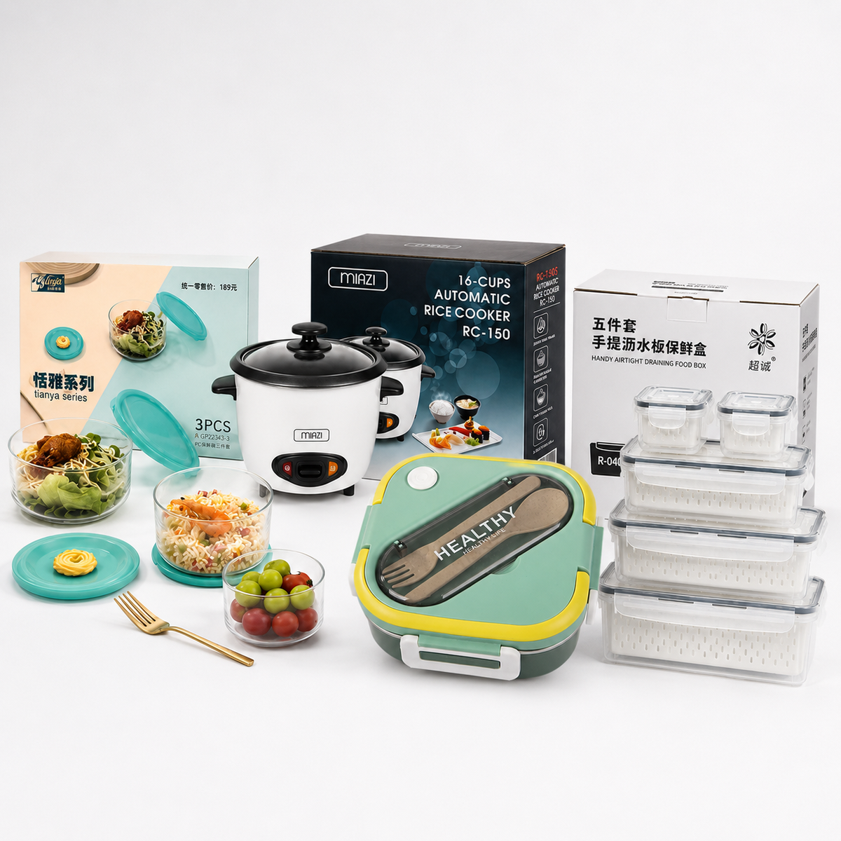Complete Meal Prep & Storage Bundle