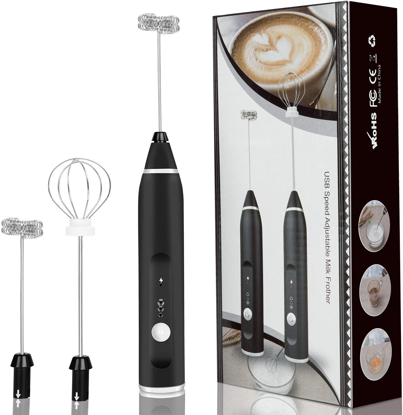 USB Speed Adjustable Milk Frother