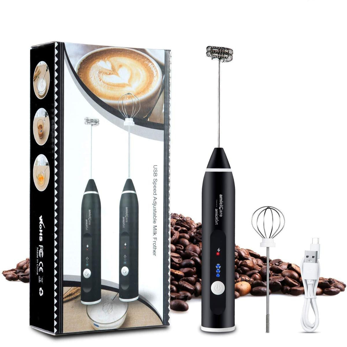 USB Speed Adjustable Milk Frother