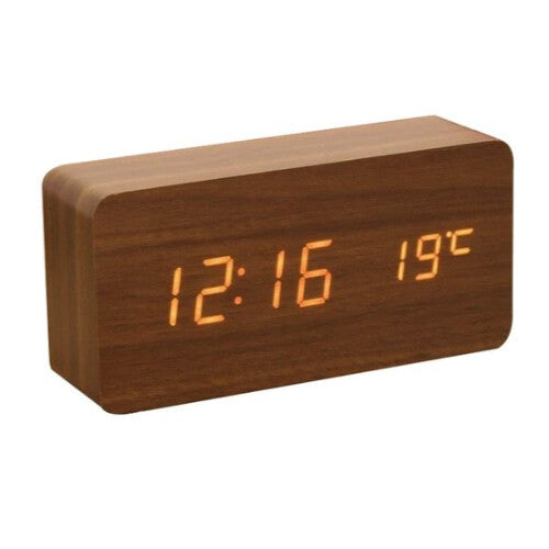 Wodden Texture Clock